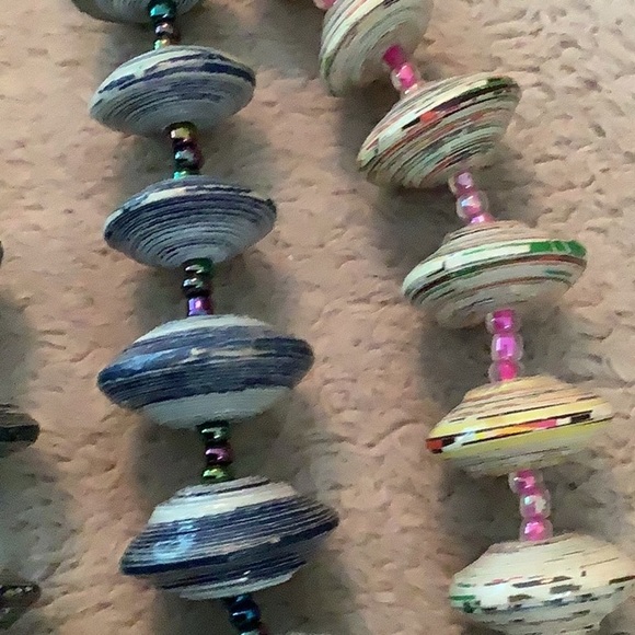 Beads for Life 20” large toggle necklaces UGANDA Africa beautiful - Picture 4 of 6